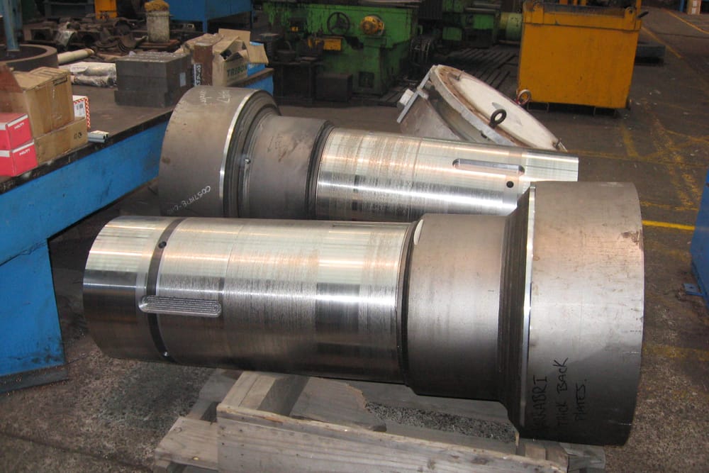 Large machined rolls