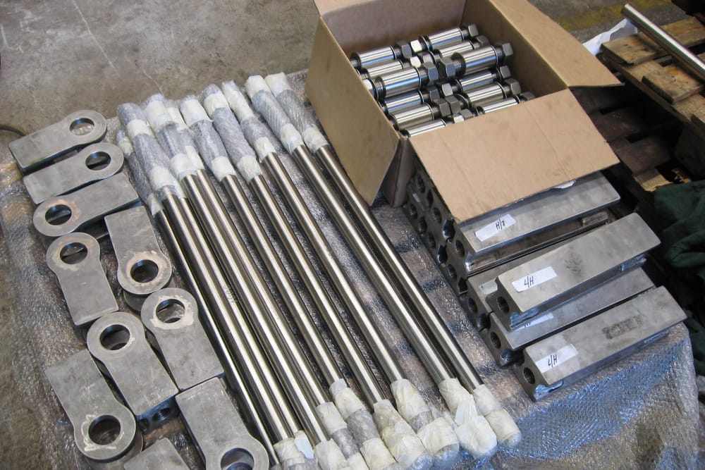 Machined steel components